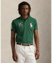 POLO RALPH LAUREN カスタム スリム フィット Big Pony メッシュ ポロシャツ ラルフローレン トップス ポロシャツ グリーン【送料無料...