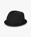 arth arth TM Short Brim Fedora / アース オーバーライド 帽子 ハット ブラック グレー【送料無料】
