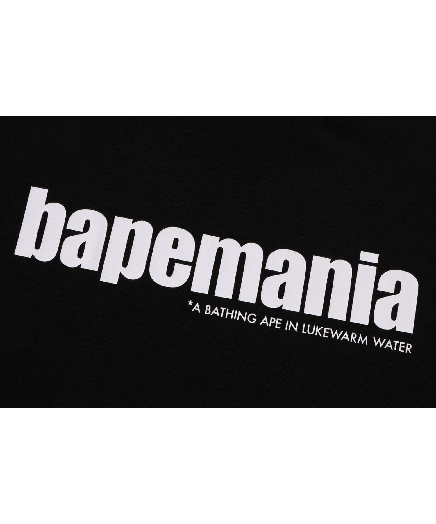 A BATHING APE (M)BAPE LOGO RELAXED FIT TEE #1 M ア ベイシング エイプ トップス カットソー・Tシャツ ブラック ホワイト【送料無料】