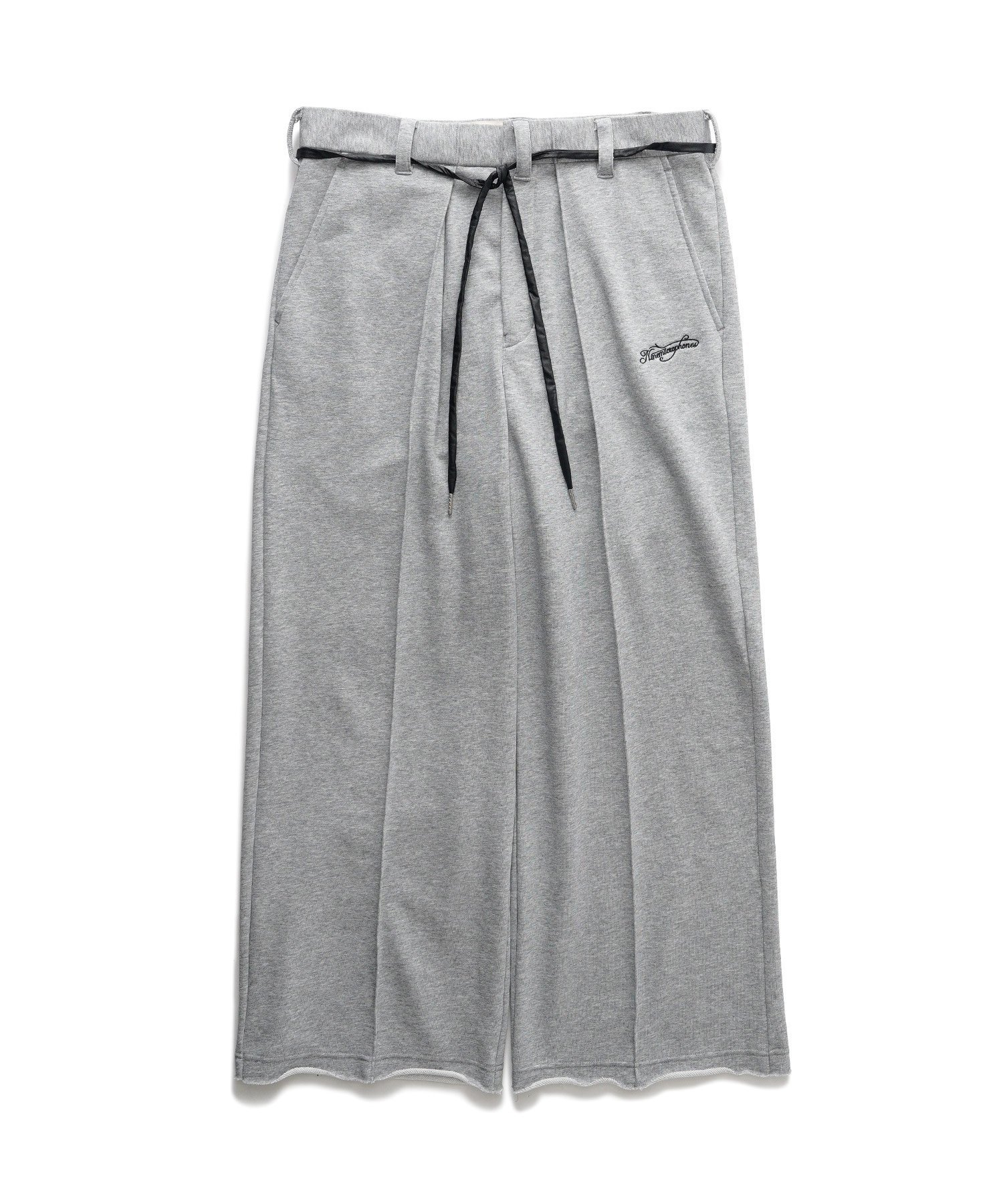 NineMicrophones SWEAT CHICANO PANTS サブサエティ パンツ スラックス・ドレスパンツ ブラック グレー