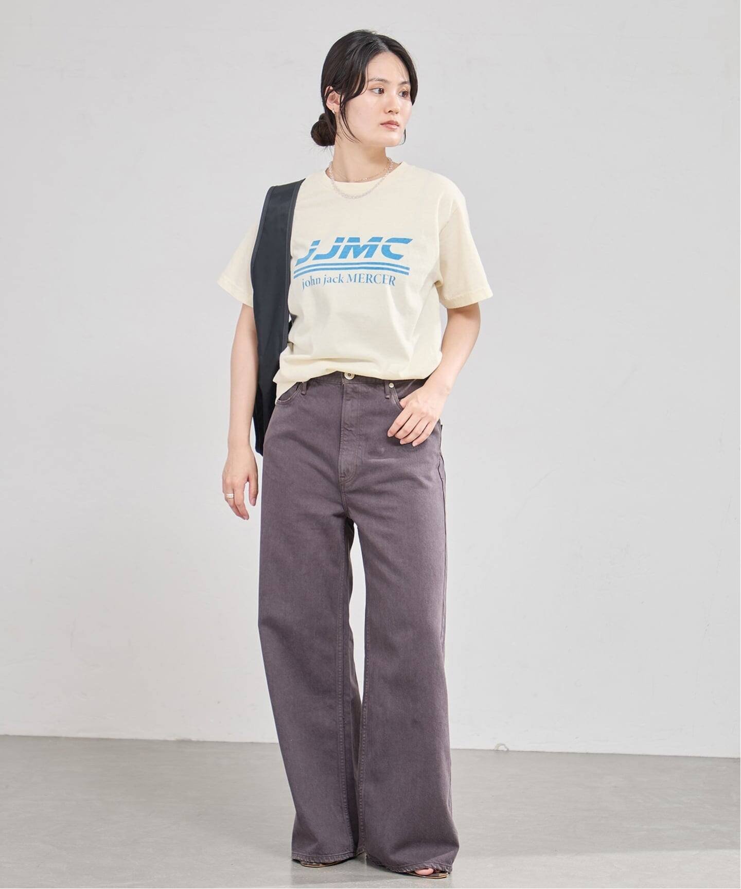 IENA J.J.Mercer/ジェイジェイマーサー ロゴTシャツ A イエナ トップス カットソー・Tシャツ ベージュ