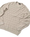 メンズビギ 服 メンズ 【SALE／50%OFF】MEN'S BIGI 7Gアイレットアラン柄ニット メンズ ビギ トップス ニット ベージュ グリーン イエロー【送料無料】