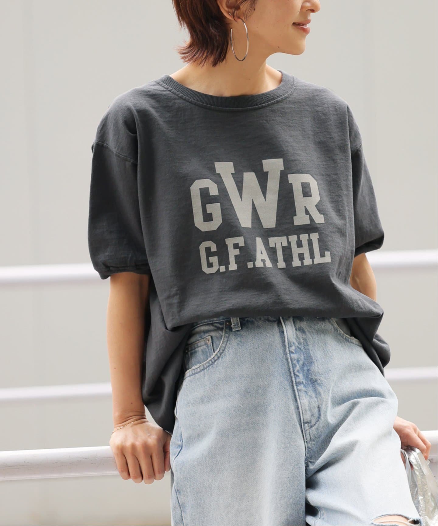 JOURNAL STANDARD relume 【Goodwear/グッドウェア】7.2oz CREW-NECK S/S TEE:Tシャツ ジャーナル スタンダード レリューム トップス カットソー Tシャツ グレー ホワイト ブルー【送料無料】