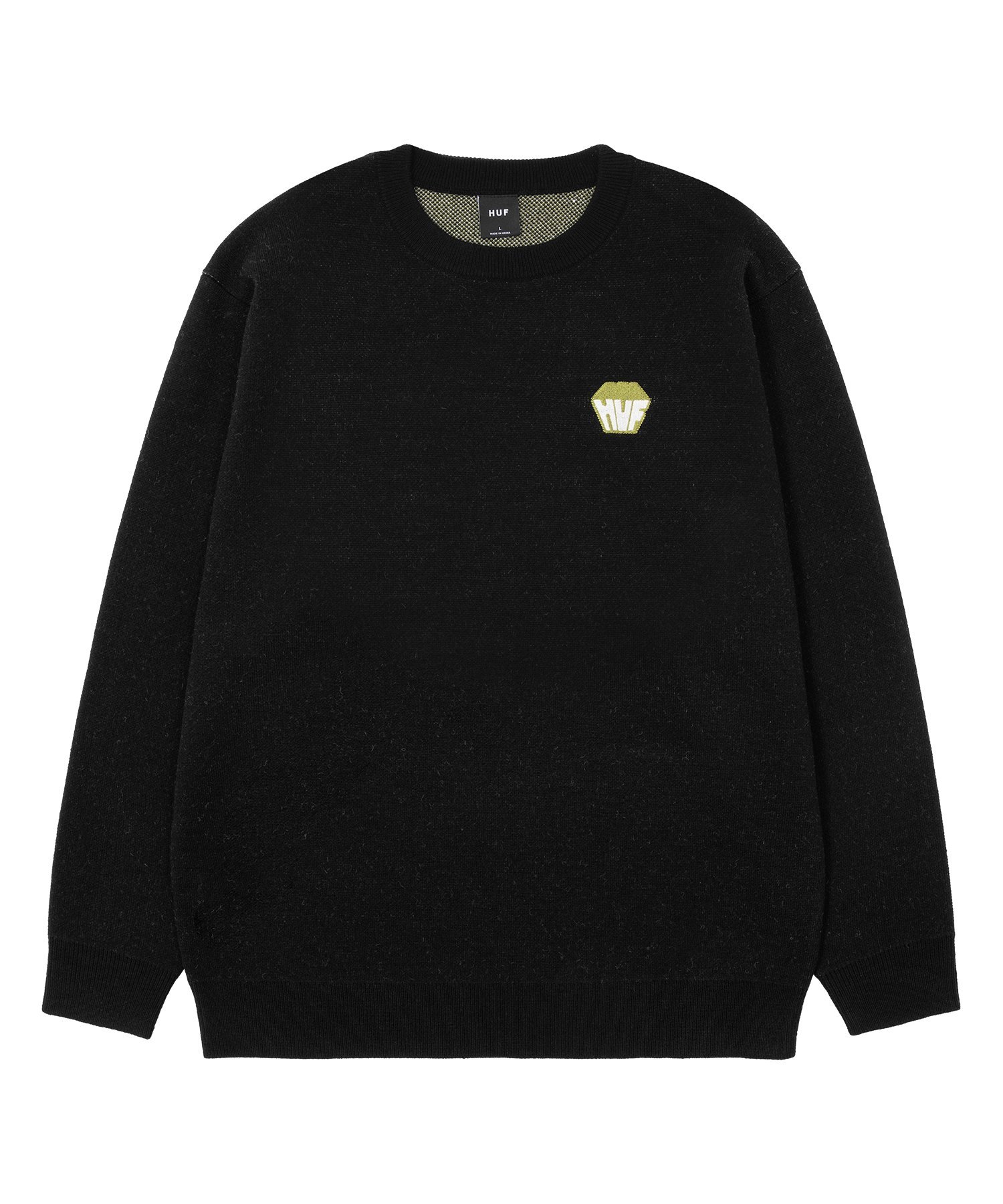 HUF WORLDWIDE ニットセーター L ダークブラウン HUF WORLDWIDE ニットセーター L ダークブラウン HUF(ハフ)の