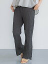【SALE/50%OFF】coca 【シワが目立ちにくい】クロスシャーリングセミフレアパンツ コカ パンツ その他のパンツ グレー ネイビー ブラック
