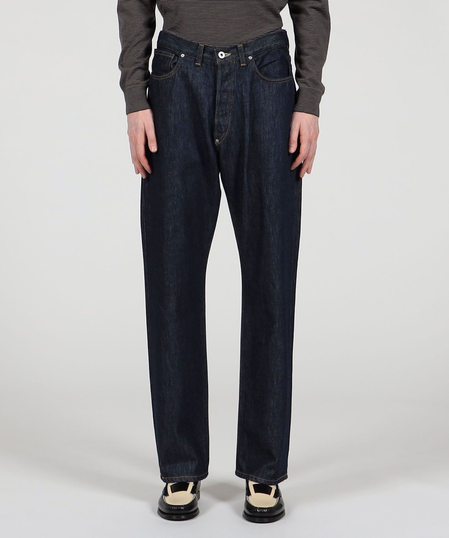 【SALE／30%OFF】TOMORROWLAND MEN 【別注】Lee コットンインディゴ デニムパンツ トゥモローランド パンツ ジーンズ・デニムパンツ ネイビー【送料無料】
