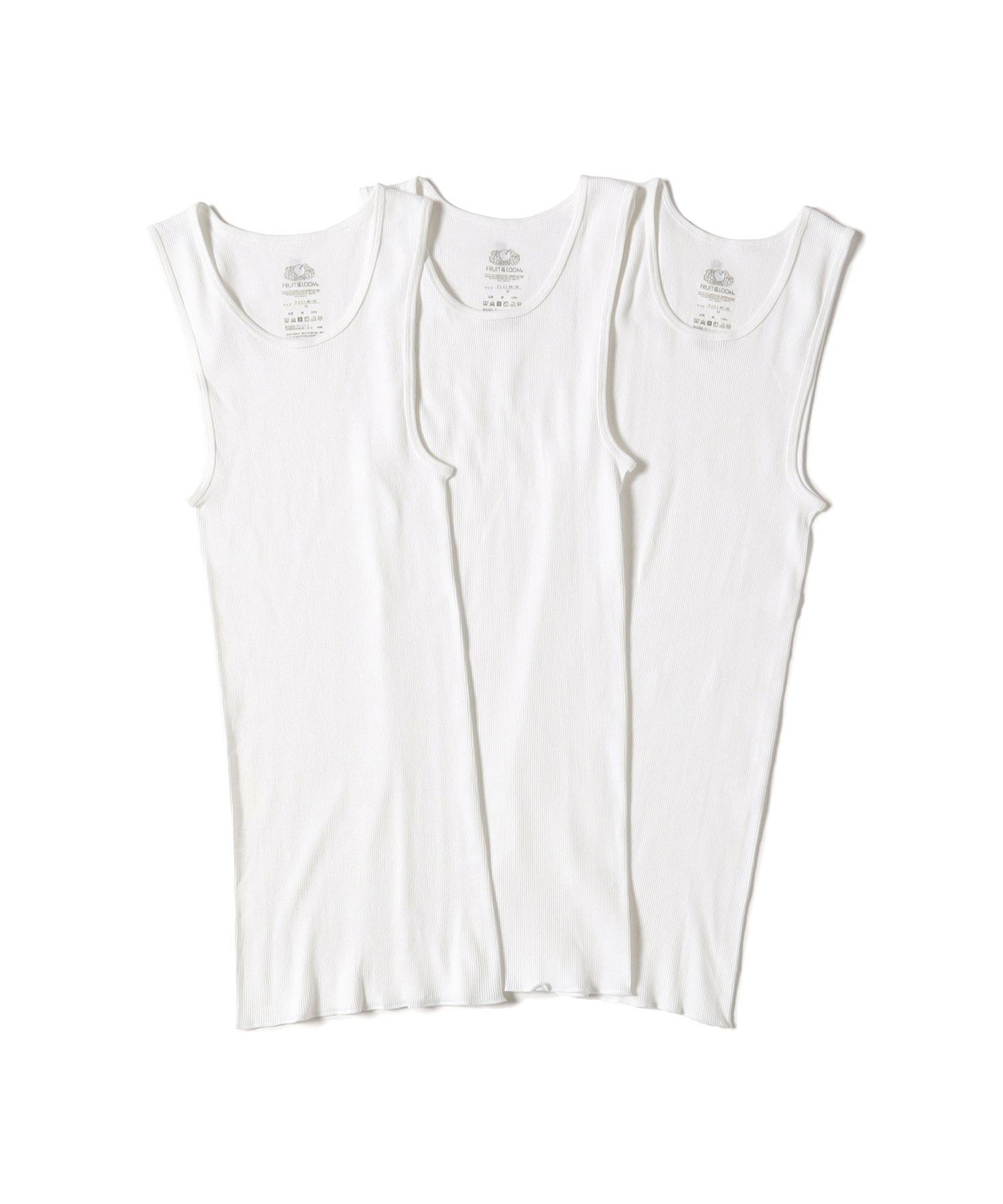 BEAMS T WHIMSY SOCKS / FTL 3P TANK TOP ビームスT トップス カットソー・Tシャツ ホワイト【送料無料】