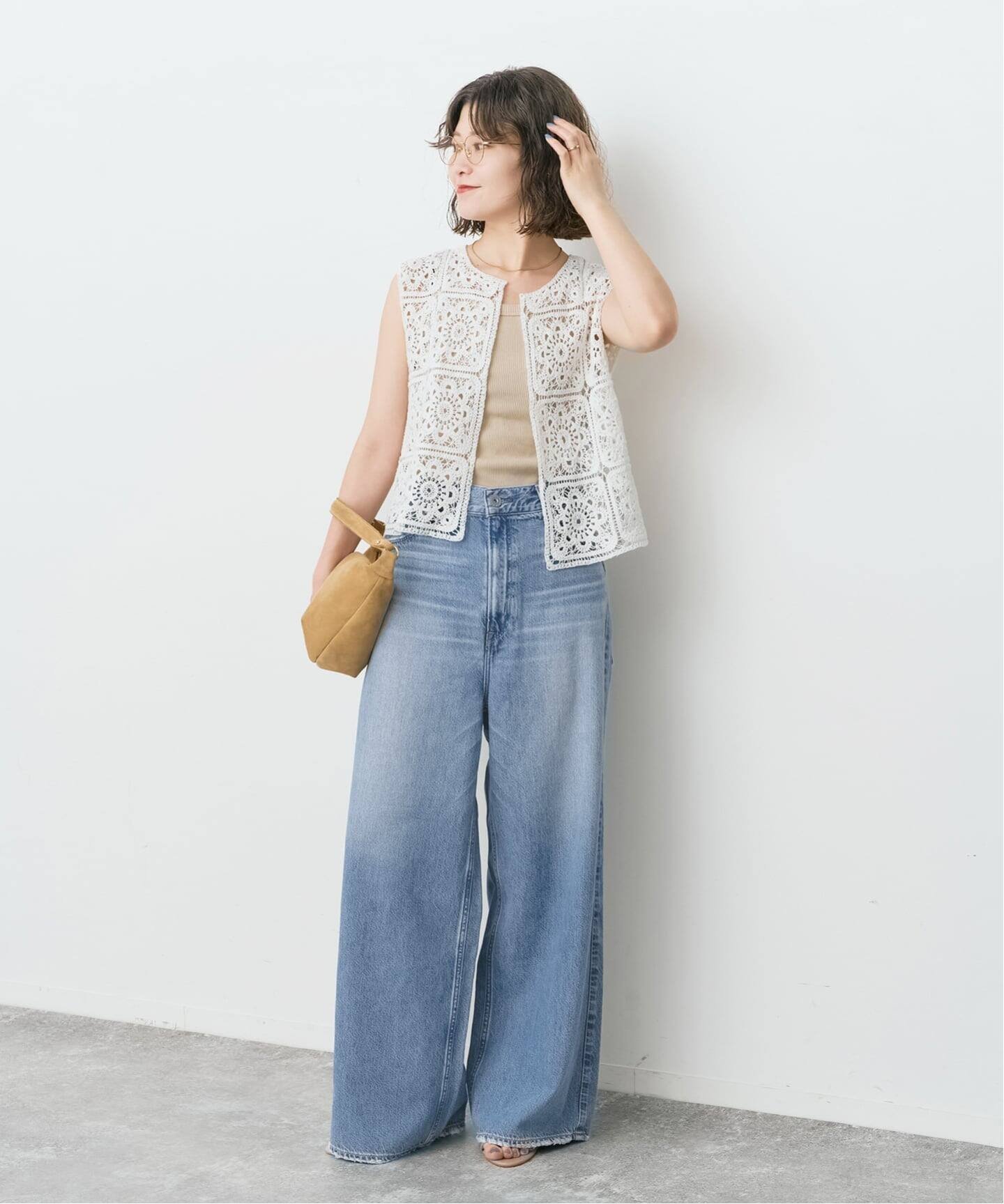 Spick & Span upper hights/アッパーハイツ 別注THE LIAM* スピックアンドスパン パンツ ジーンズ・デニムパンツ ホワイト
