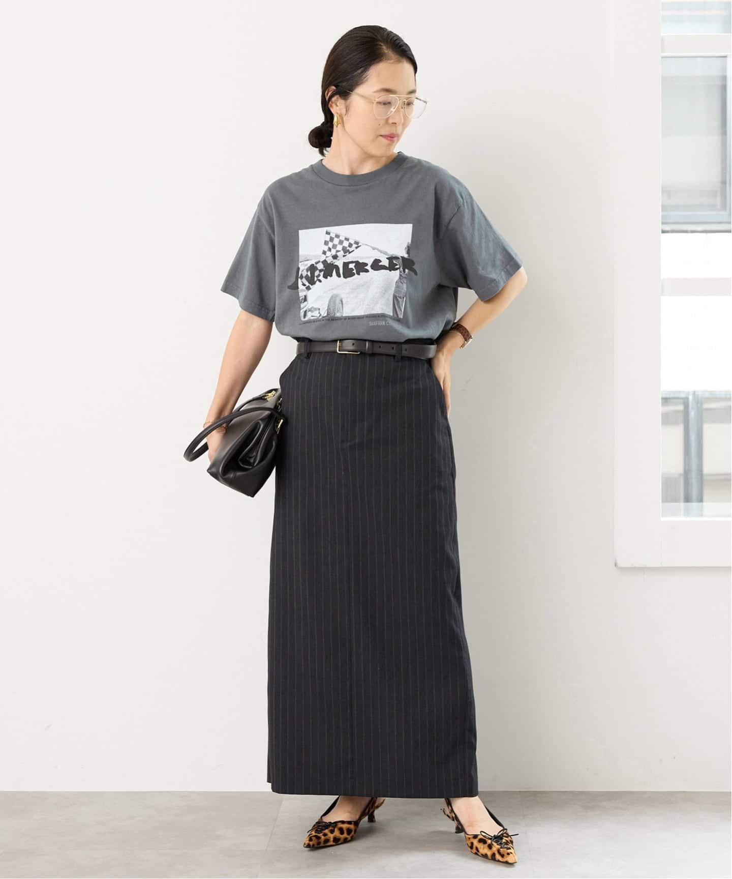 IENA J.J.Mercer/ジェイジェイマーサー フォトTシャツ B イエナ トップス カットソー・Tシャツ グレー
