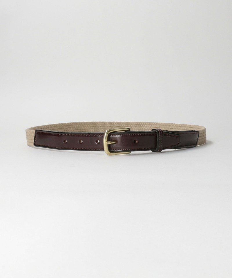 1-inch Bridle Leather Web Belt 3241-499-0149 32414990149: 2723 Tan / Havana