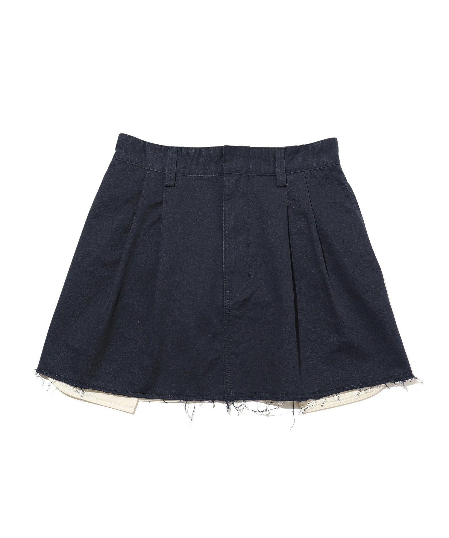 MILKFED. CUT-OFF SKIRT ミルクフェド スカート その他のスカート ベージュ グレー ネイビー