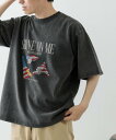 URBAN RESEARCH ITEMS パウダー加工天竺半袖Tシャツ...(4)