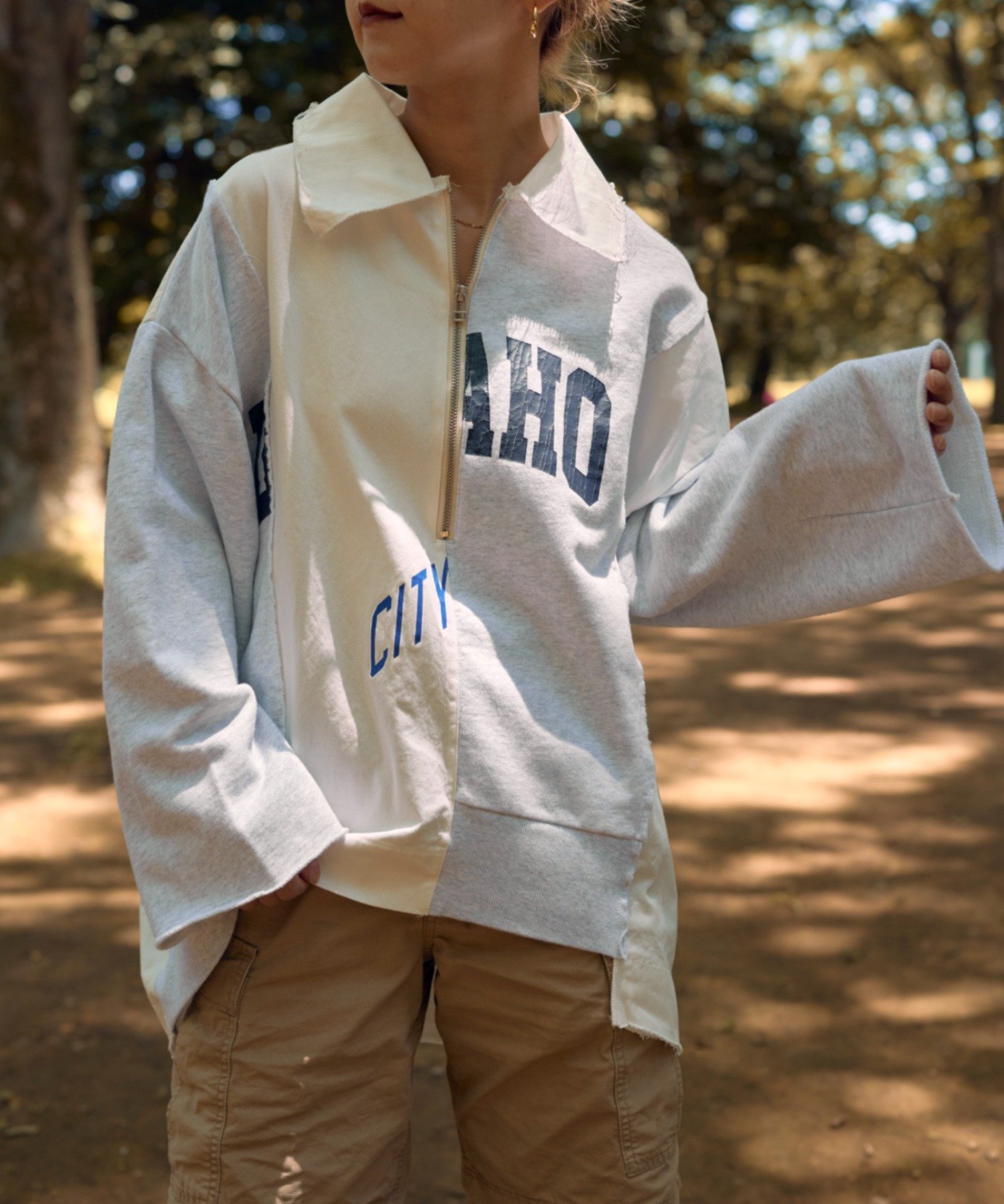 CIAOPANIC TYPY etsintaリメイクハーフZIPスウェット チャオパニックティピー トップス カットソー・Tシャツ【送料無料】