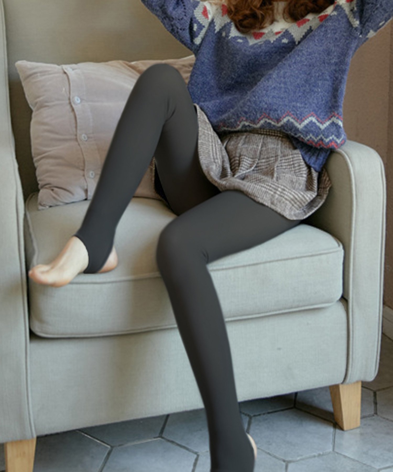 【SALE／19%OFF】BACKYARD FAMILY 【薄手type】極暖トレンカ ローラ 靴下・レッグウェア レギンス・ス..