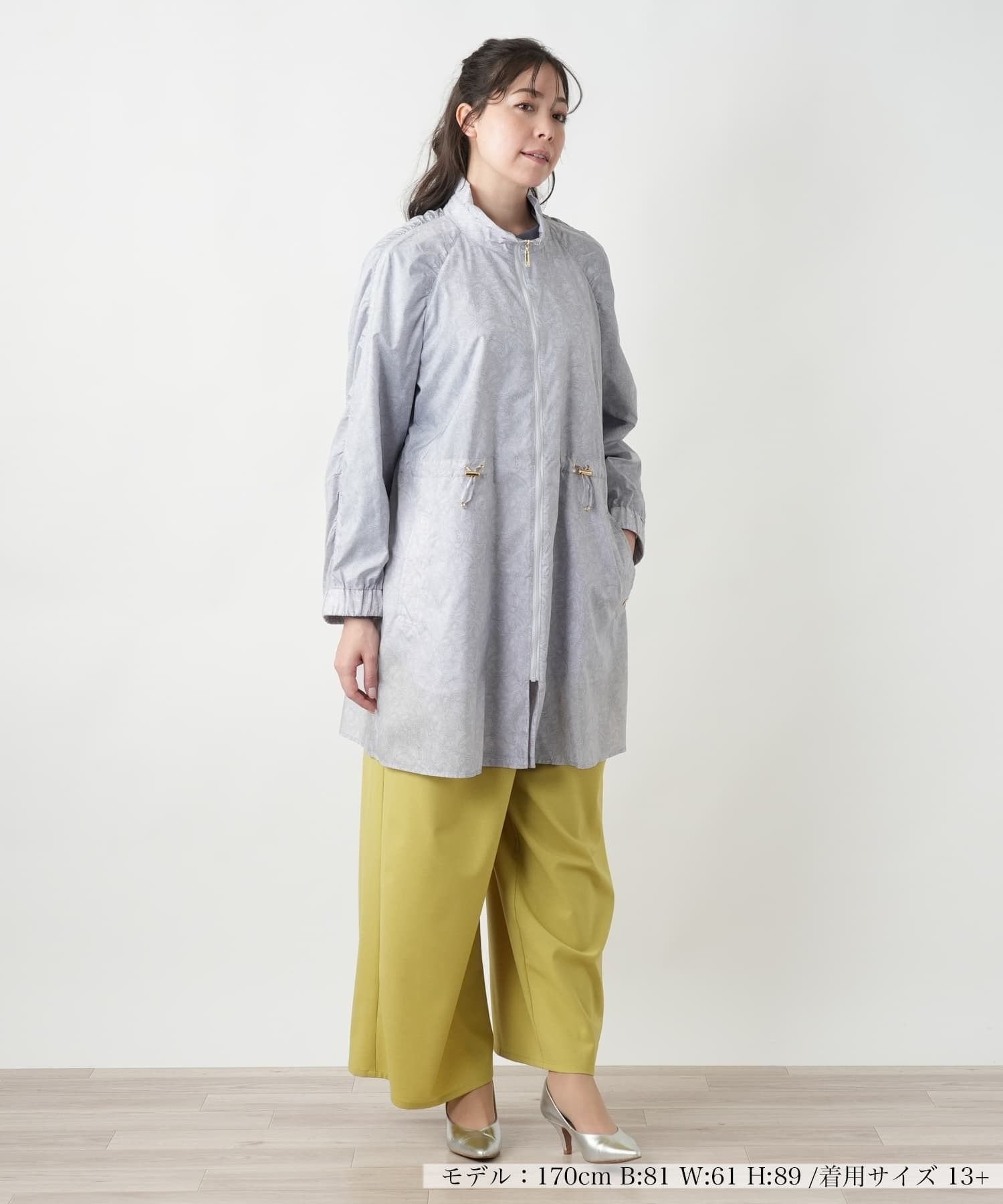 Leilian PLUS HOUSE 【店頭人気】ライトコート レリアン プラスハウス ジャケット・アウター ステンカラーコート