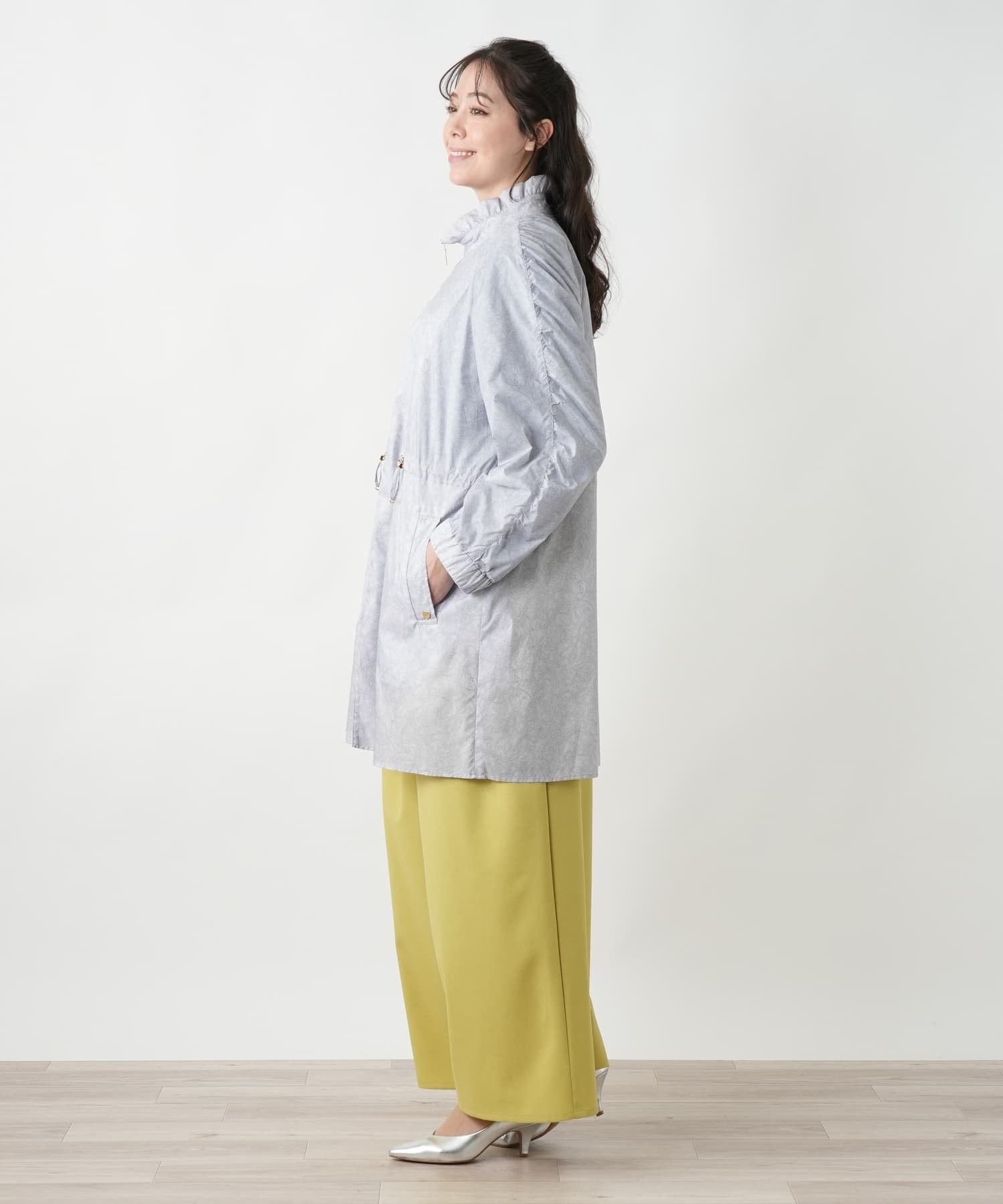 Leilian PLUS HOUSE 【店頭人気】ライトコート レリアン プラスハウス ジャケット・アウター ステンカラーコート