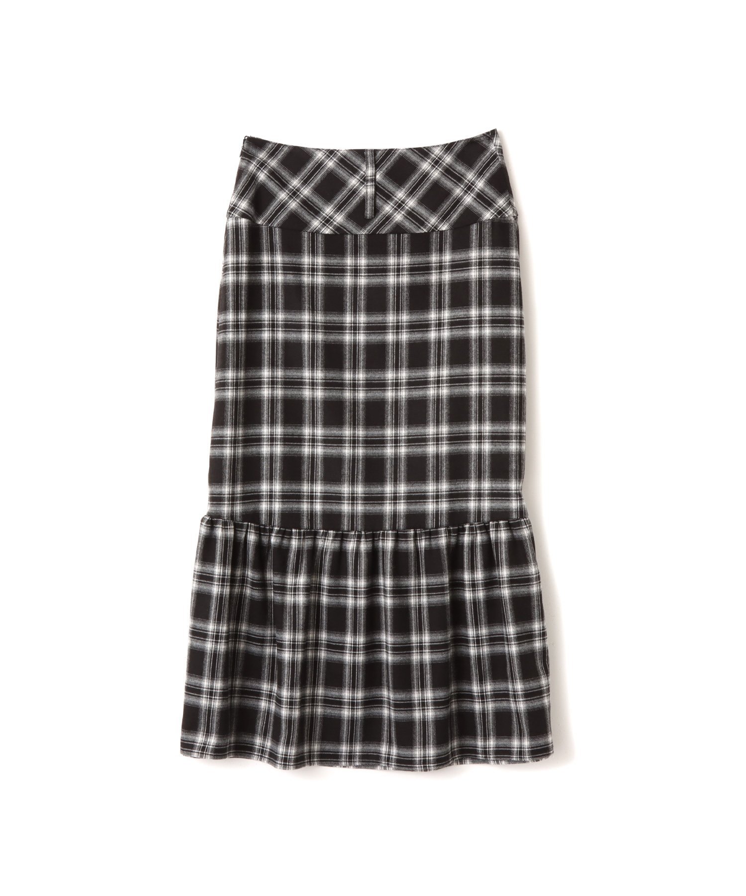atmos pink atmos pink Plaid Tiered Skirt BLACK アトモス スカート その他のスカート ブラック