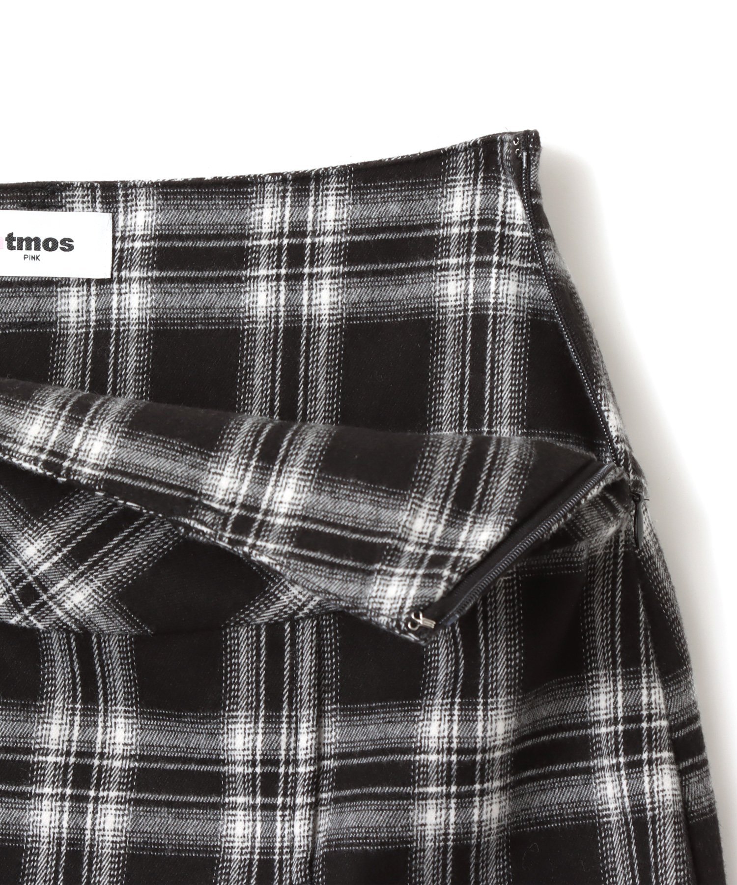 atmos pink atmos pink Plaid Tiered Skirt BLACK アトモス スカート その他のスカート ブラック