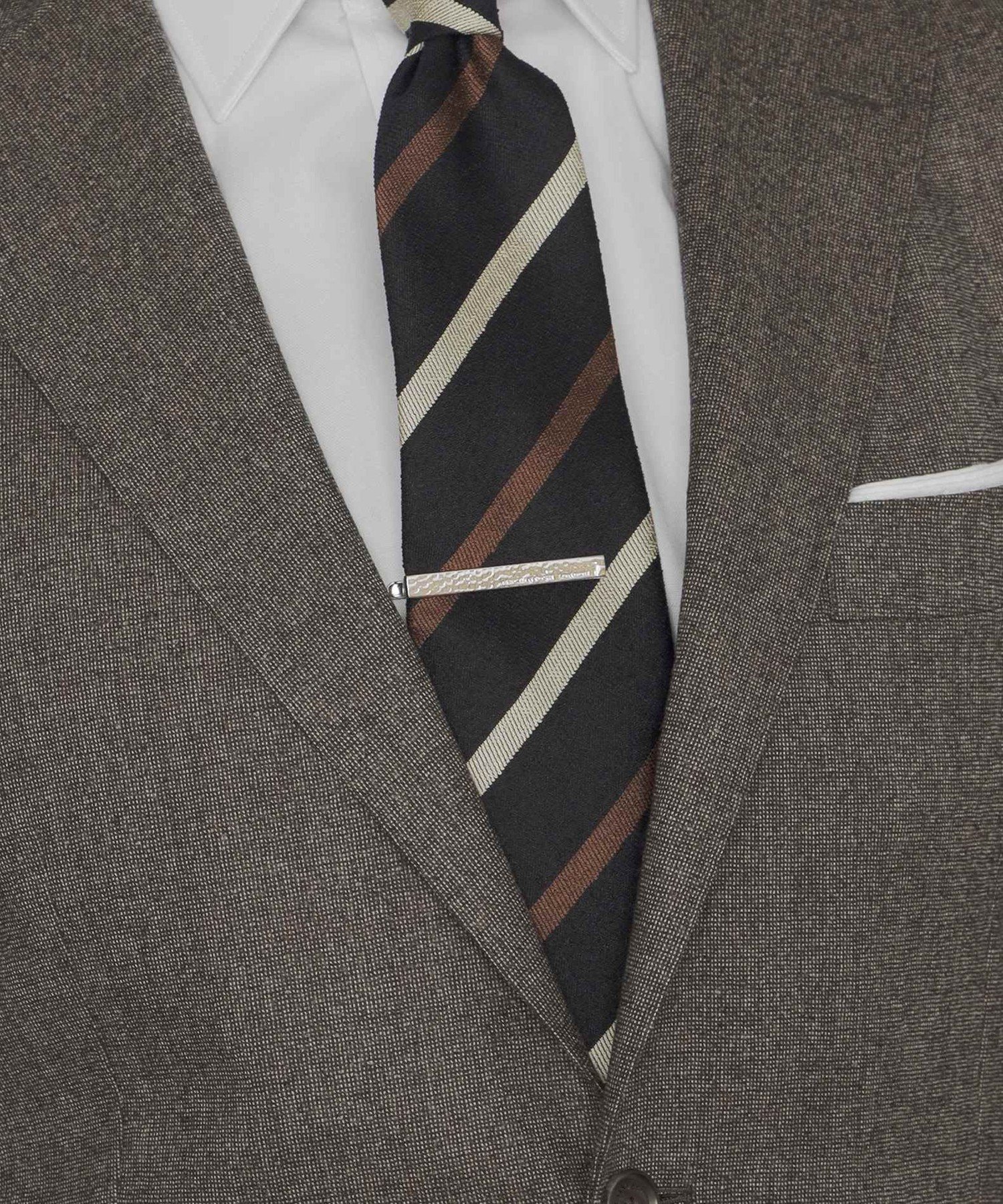 MACKINTOSH LONDON ツチ目ロゴ刻印タイバー(ネクタイピン) マッキントッシュ ロンドン スーツ・フォーマル スーツ系小物 シルバー【送料無料】