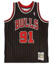 Mitchell & Ness fjXEbh} uY I^lCg XCO}W[W 1995-96 CHICAGO BULLS Swingman Jersey CBU Blk - [L[[GXG[ gbvX ̑̃gbvX ubNyz