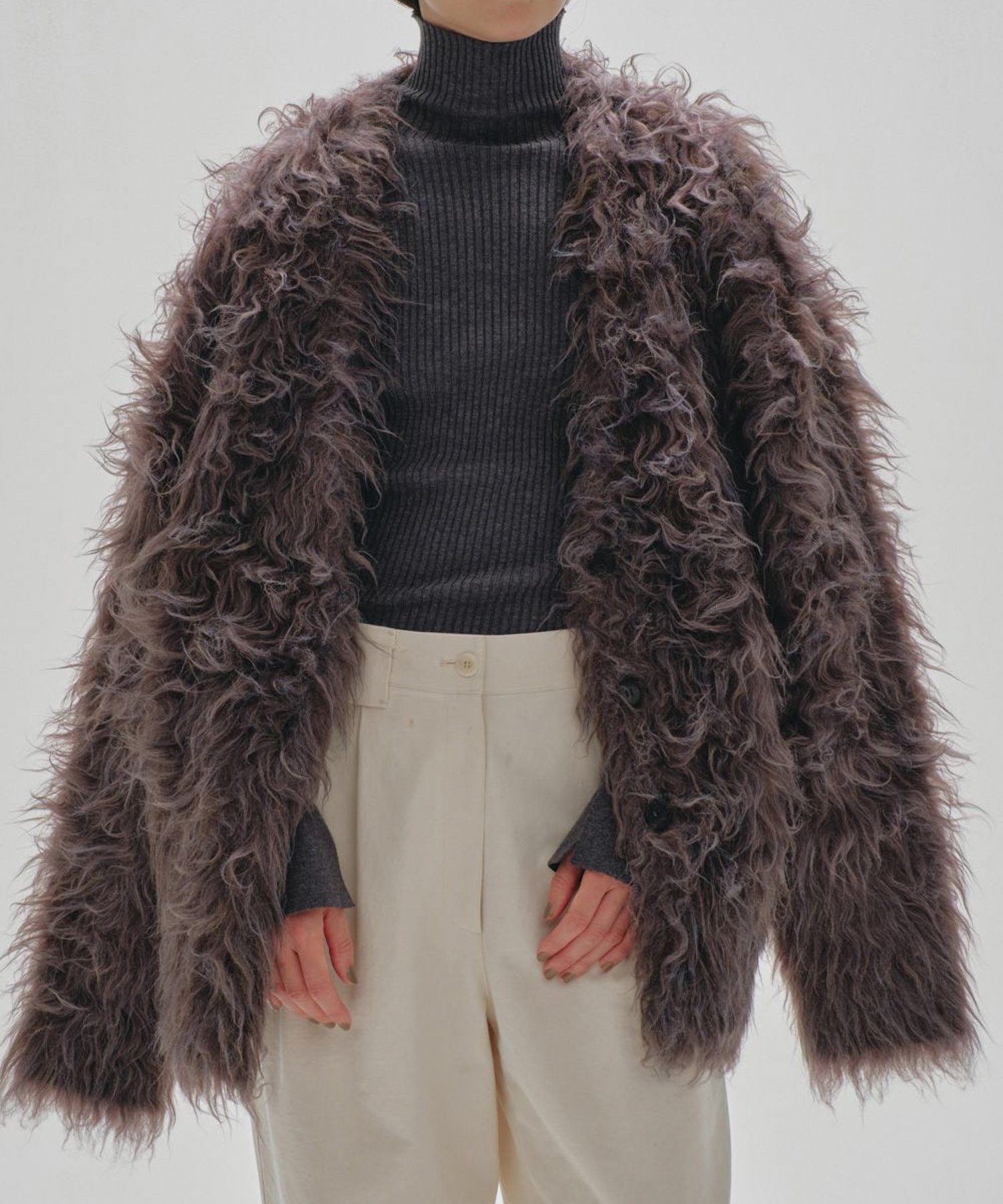 TODAYFUL TODAYFUL Brashed Mix Cardigan/12420527 キャナルジーン トップス カーディガン グレー ホワイト ピンク【送料無料】のサムネイル