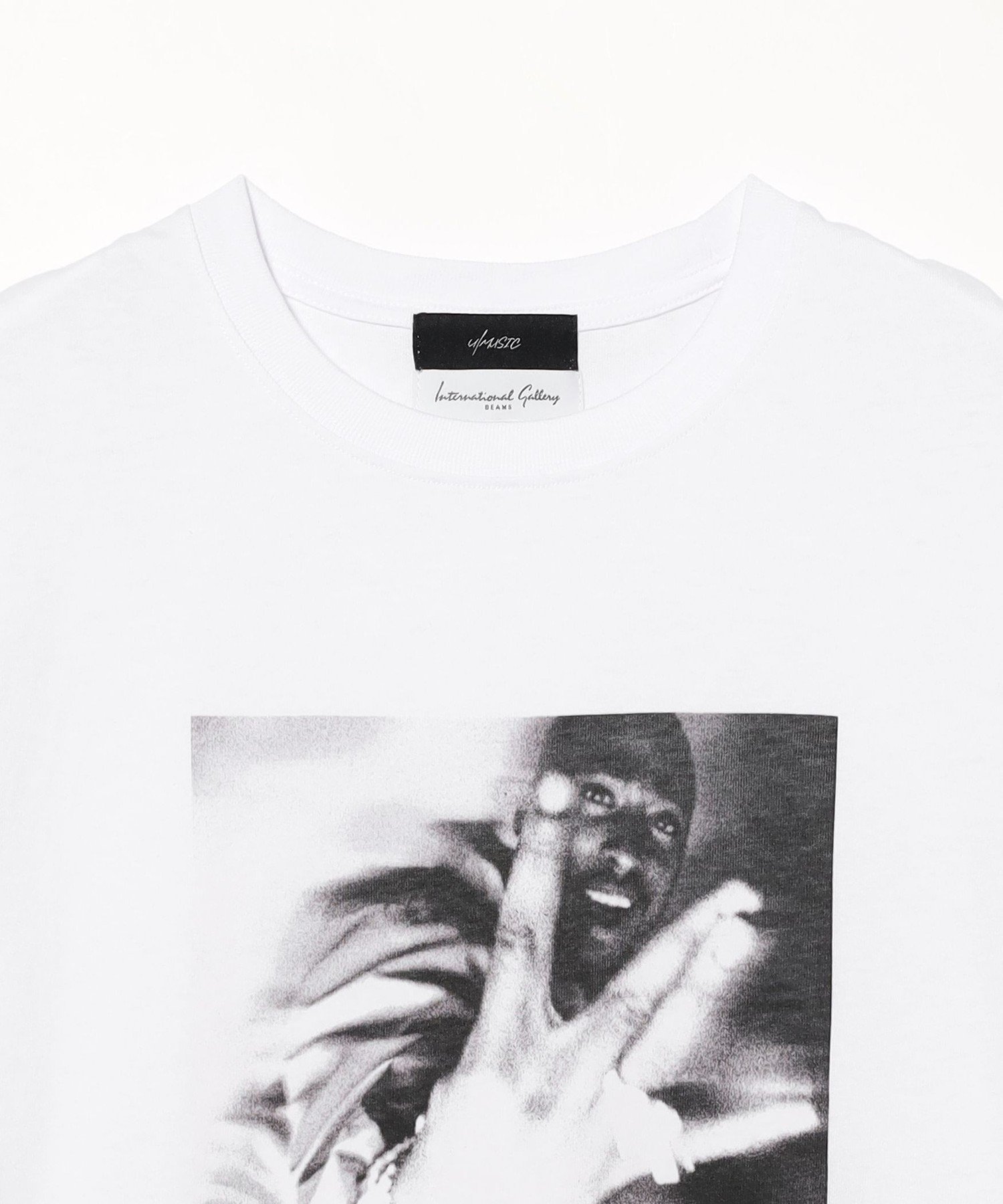 International Gallery BEAMS 【別注】U/MUSIC * IG / 2PAC グラフィック Tシャツ ビームス メン トップス カットソー・Tシャツ ホワイト【送料無料】