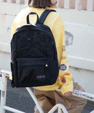 レディースWEGO JANSPORT FLEX PACK ウィゴー バッグ リュック/バックパック ブラック【送料無料】