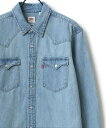 【SALE／2%OFF】Levi's Levi's デニムシャツ メンズ ウエスタン デニム 長袖 綿100 ラザル トップス シャツ・ブラウス ブルー【送料無料】