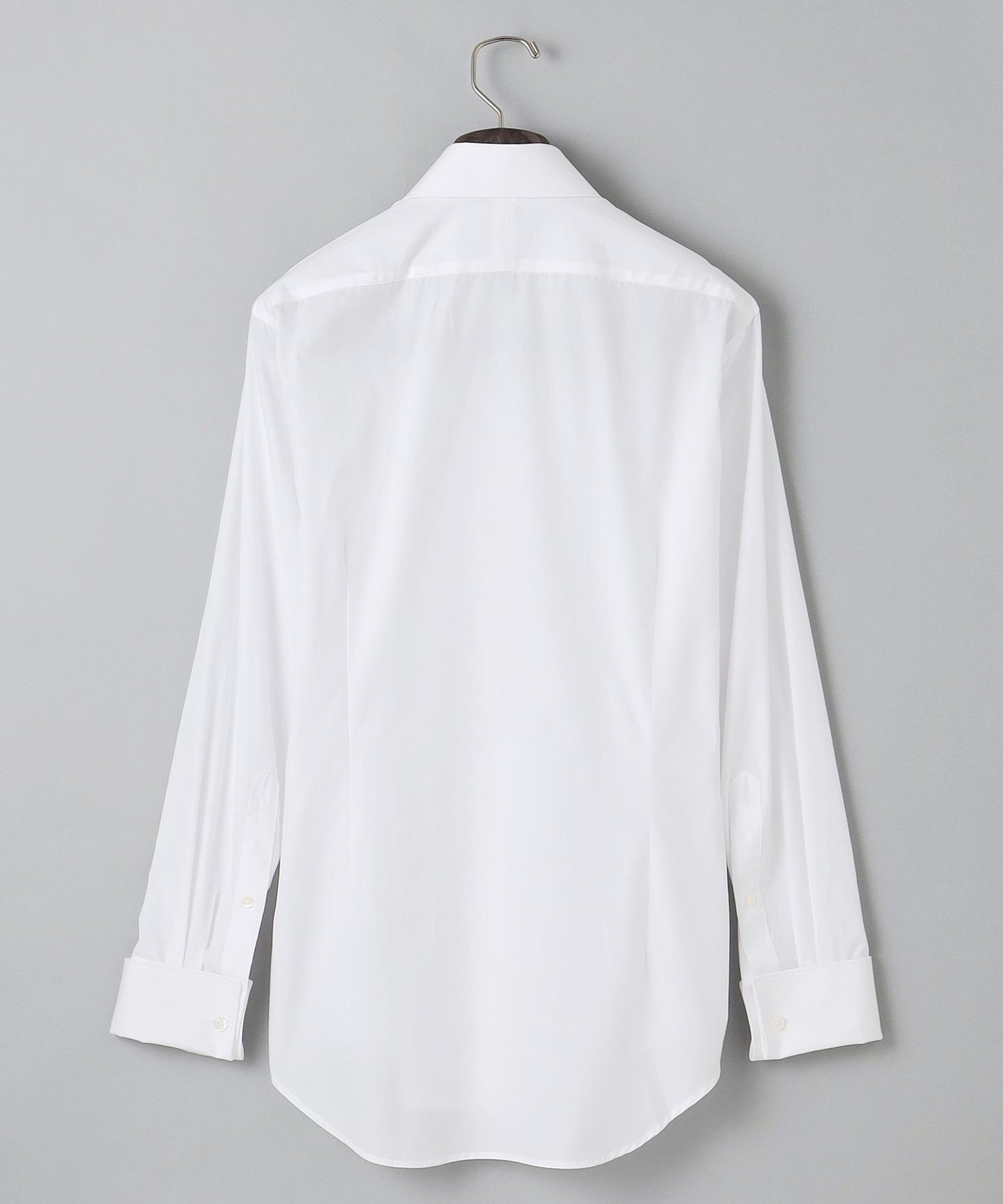 【WEAR BLACK】レギュラーカラー ダブルカフス ドレスシャツ ゴタイリク トップス シャツ・ブラウス ホワイト