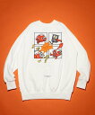【SALE/65%OFF】Kurt Wu two side comic heart CREW 刺繍 SWEAT 24AW フリークスストア トップス スウェット...
