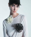 IRIS47 IRIS 47/mesh bara corsage フォブ アクセサリー・腕時計 ブローチ・コサージュ・バッジ ブラック ホワイト【送料無料】