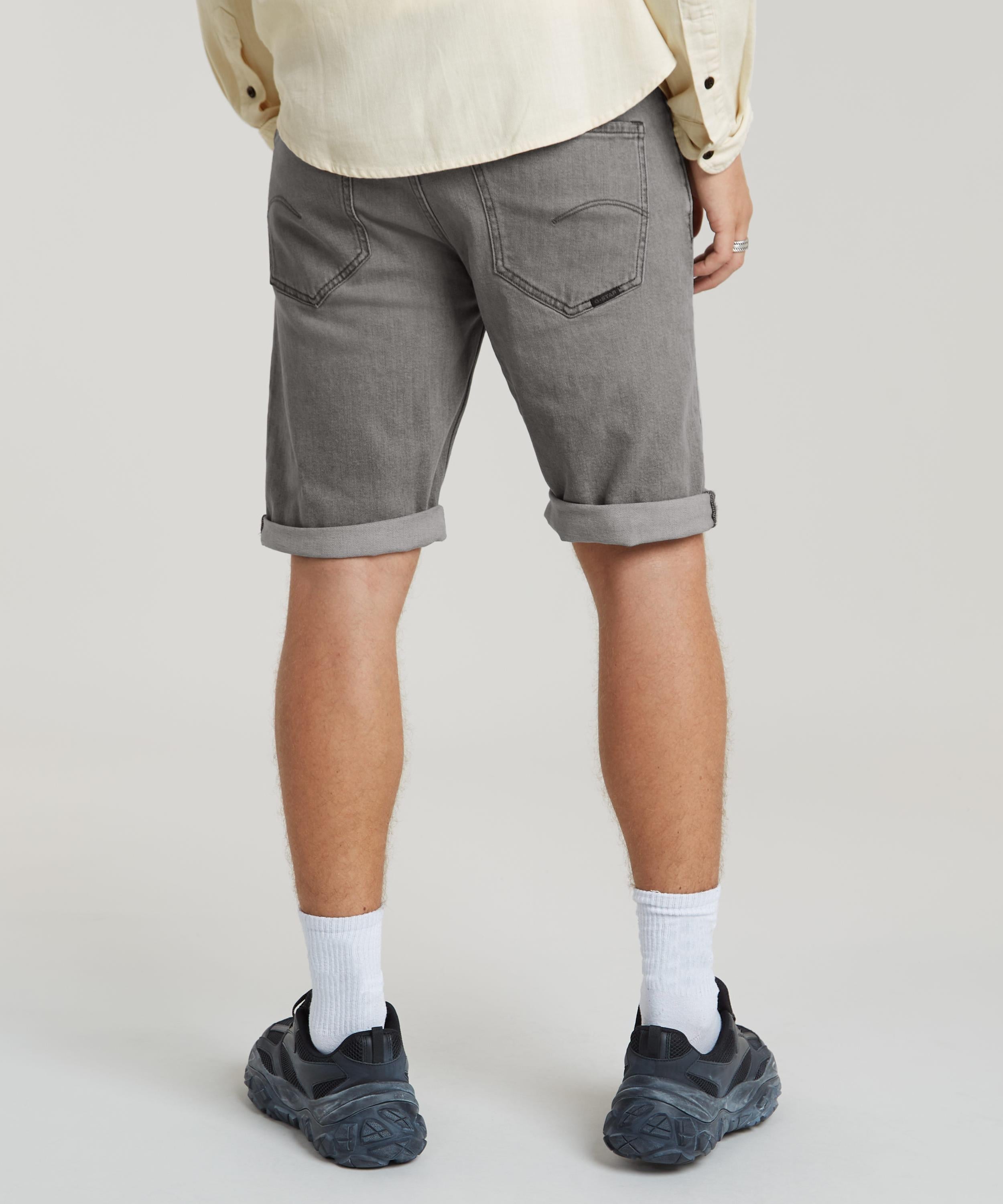 【公式ショップ】MOSA SHORT/ベーシックデザインデニムショートパンツ ジースターロゥ パンツ ジーンズ・デニムパンツ グレー