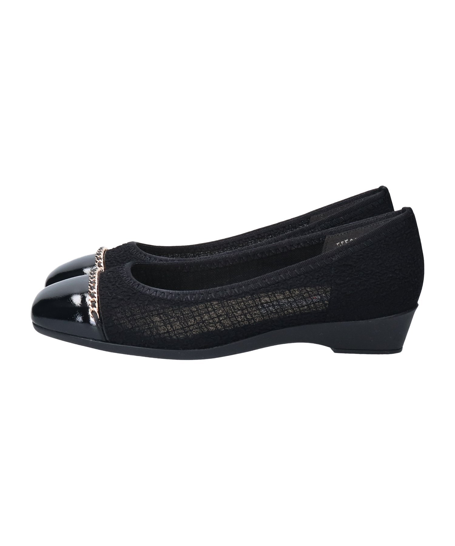 【SALE／15%OFF】Bridget Birkin Walk 【Bridget Birkin Walk】チェーンアクセントスクエアパンプス ブリジットバーキン シューズ・靴 パンプス ブルー ベージュ【送料無料】