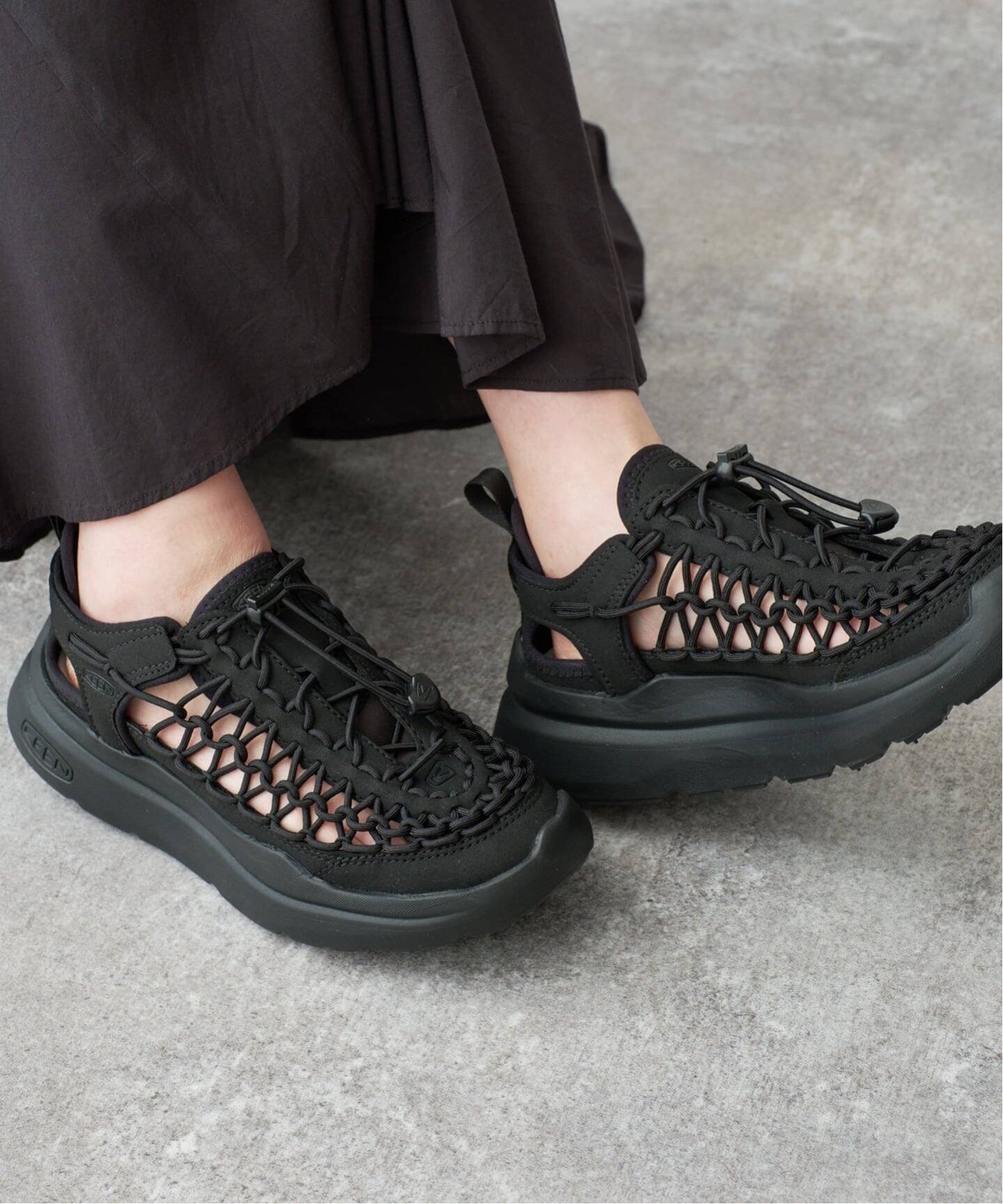 Spick & Span 《予約》KEEN / キーン UNEEK WK スピックアンドスパン シューズ・靴 サンダル ベージュ ブラック【送料無料】