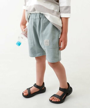 【SALE／10%OFF】devirock 水はじく アクティブハーフパンツ(撥水) デビロック 子供服 キッズ デビロック パンツ/ジーンズ ハーフパンツ ブルー ブラウン ブラック グレー