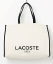 【SALE/30%OFF】LACOSTE ヘリテージキャンバス テニススタイルトートバッグ ラコステ バッグ トートバッグ ブラウン グリーン ブラック ホワイ...