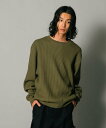 JEMORGAN JEMORGAN/(M)BIG BIG ワッフル トレーナー ジーンズメイト トップス スウェット・トレーナー イエロー グレー ブラック カ...