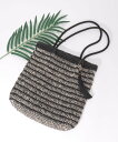 【SALE/20%OFF】ikka 雑材つまみ縦長トートバッグ イッカ バッグ その他のバッグ グリーン ホワイト ブラウン ブラック(4)