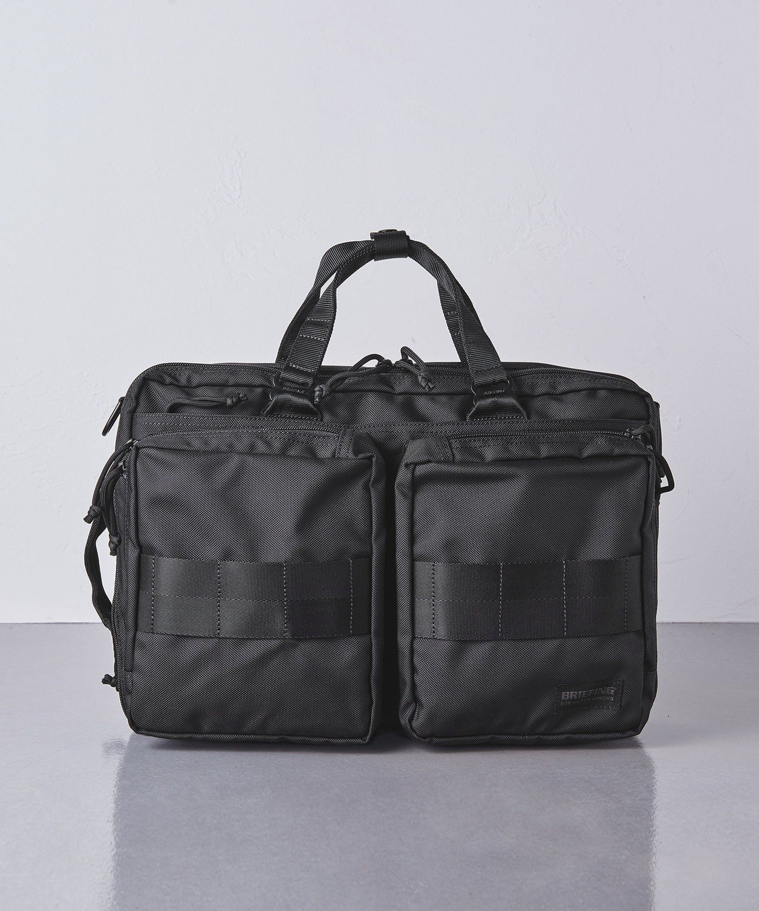 【中古】COACH◆ブリーフケース_コンビレザー/レザー/BLK/無地【バッグ】