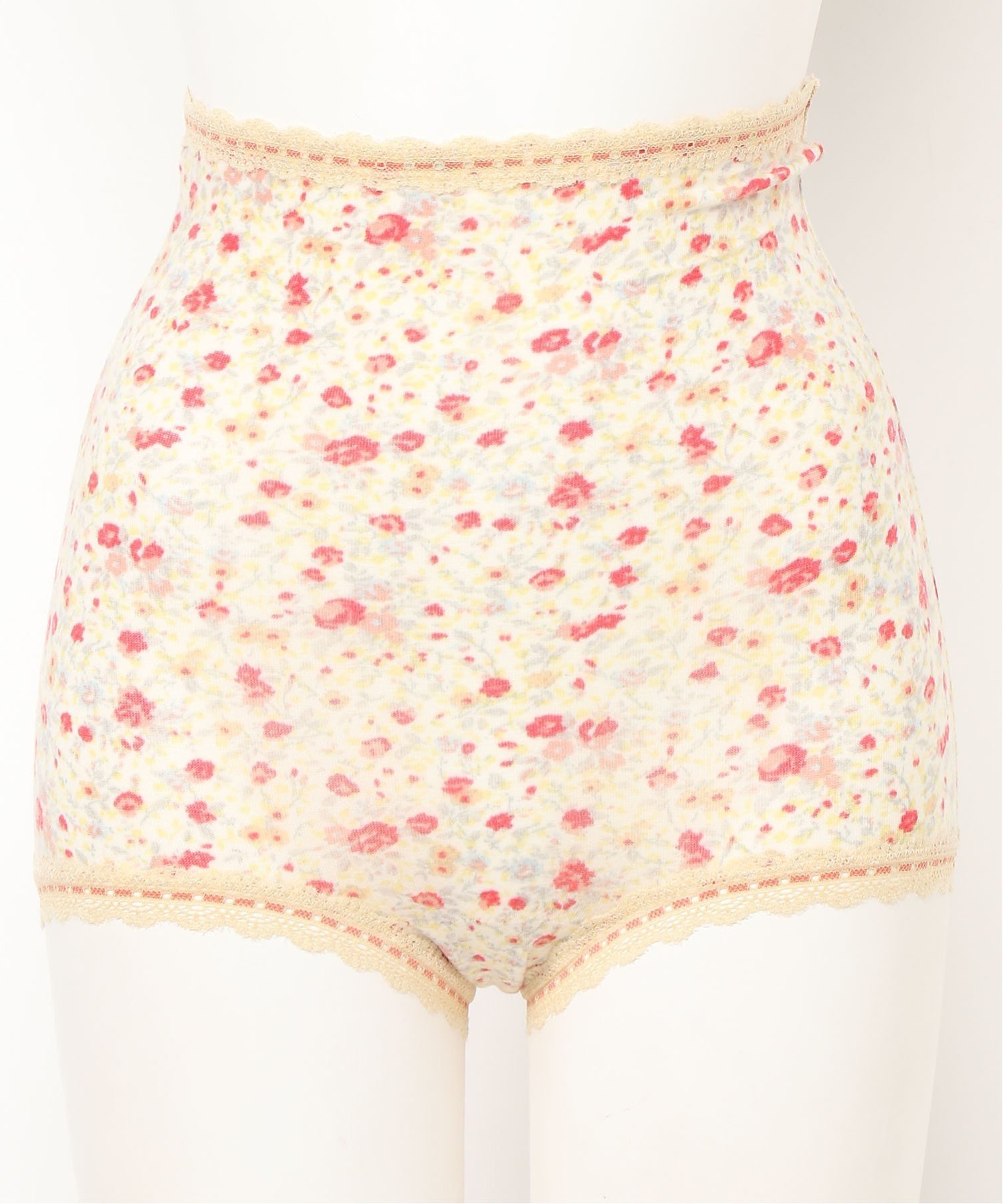 【SALE/20%OFF】KID BLUE (W)24ガーニッシュフラワー ハイウエストカルソン キッドブルー インナー・ルームウェア ショーツ ブルー ベージ...