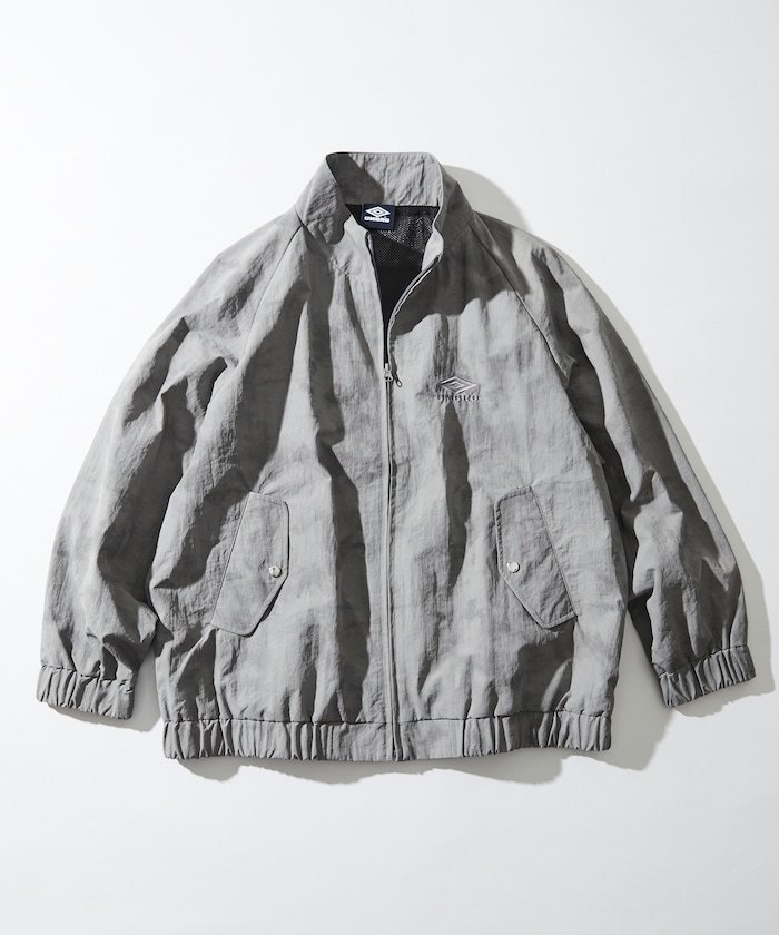 【SALE／60%OFF】UMBRO 別注 Nylon Stand Collar Jacket 25SS フリークスストア ジャケット・アウター ナイロンジャケット ベージュ グレー【送料無料】