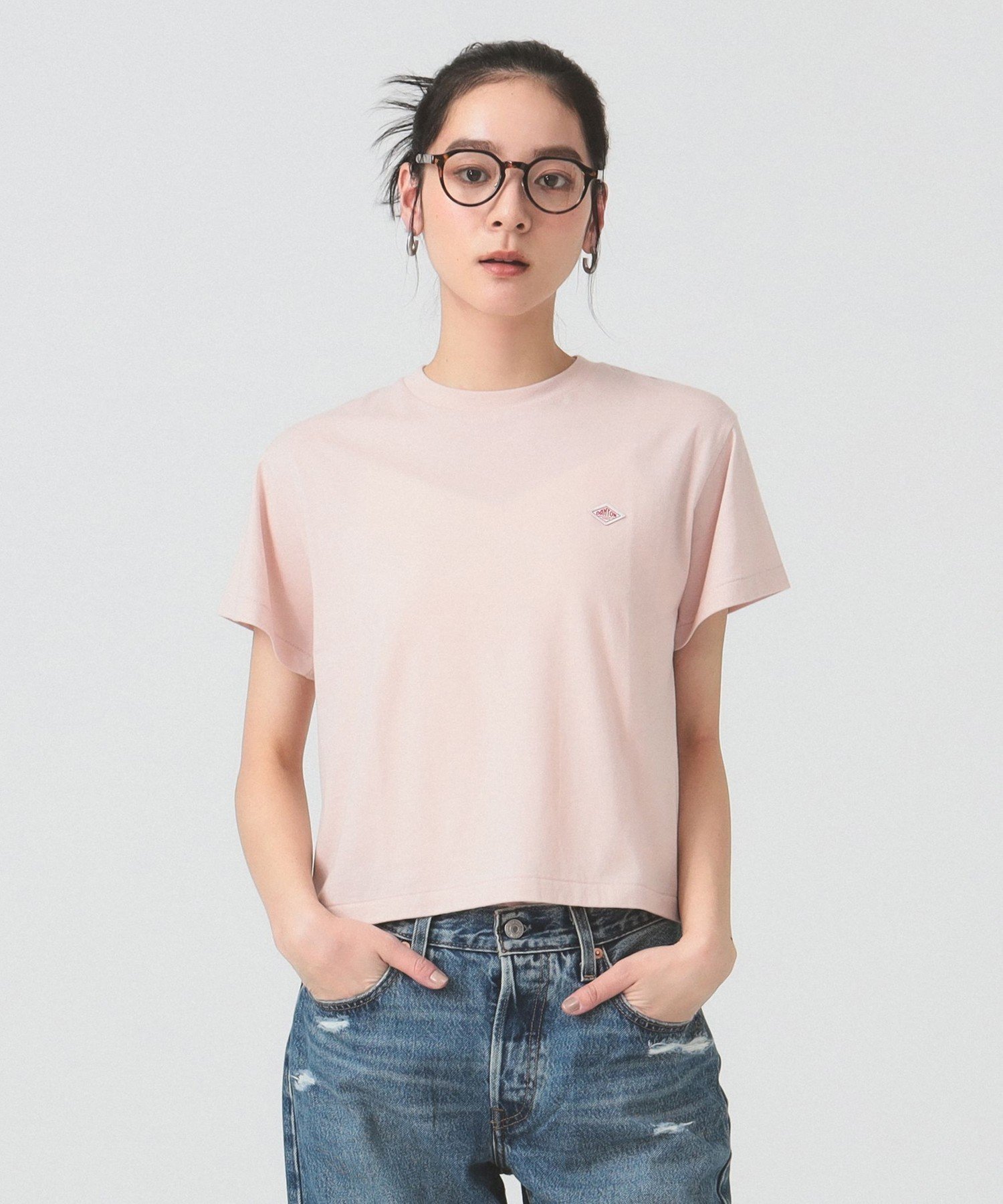 Ray BEAMS DANTON / T/C SHORT T-SHIRT ビームス ウイメン トップス カットソー・Tシャツ グリーン ベージュ ピンク ブルー【送料無料】