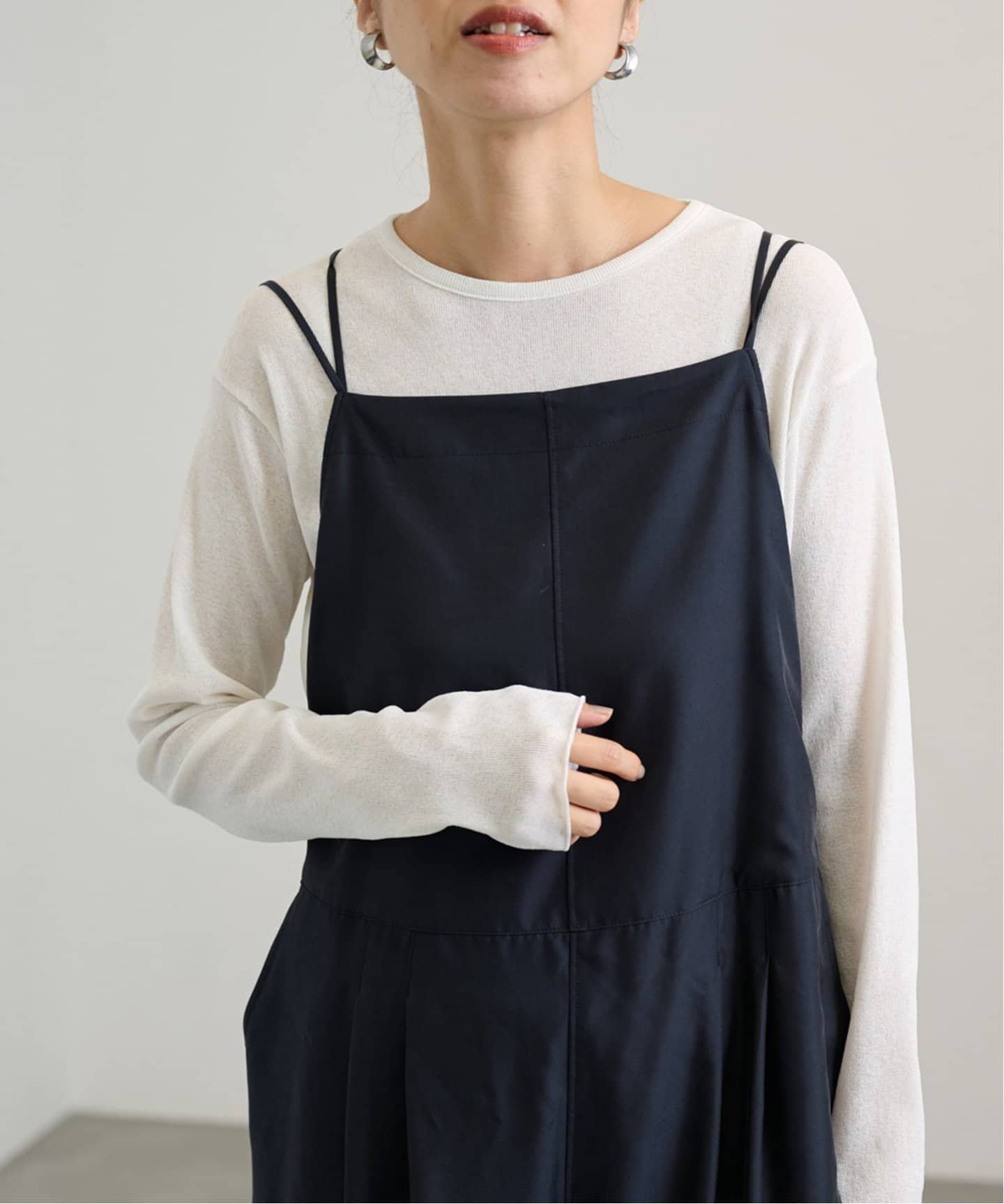 FRAMeWORK ≪追加≫スパンライクドライテレコロンT フレームワーク トップス カットソー・Tシャツ ブラッ..