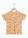 【SALE/50%OFF】Samansa Mos2 Lagom 【吸水速乾】ソフトクリーム総柄Tシャツ サマンサモスモス トップス カットソー・Tシャツ イエロー ブルー