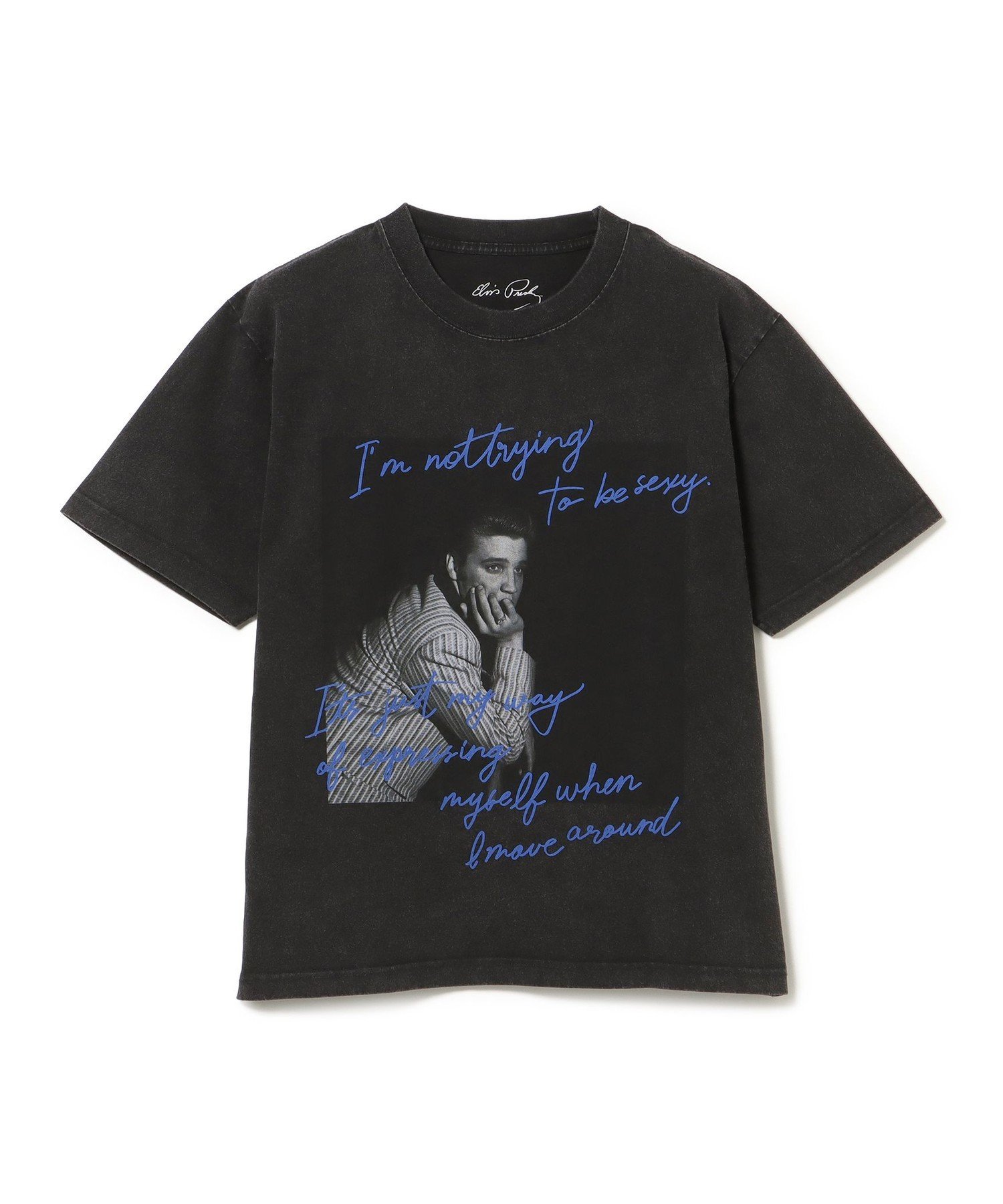 MEN 【7/16値下げ】エルヴィス フォト メッセージ Tシャツ ビームス ハート トップス カットソー・Tシャツ ブラック ホワイト