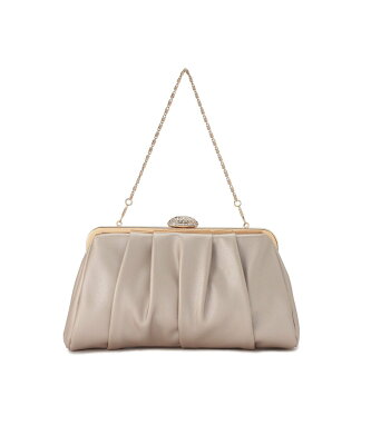 【SALE/55%OFF】LAISSE PASSE 《お呼ばれドレス》フロントポケットフェイクレザーバッグ レッセパッセ 福袋・ギフト・その他 その他 ベージュ ブラック【送料無料】