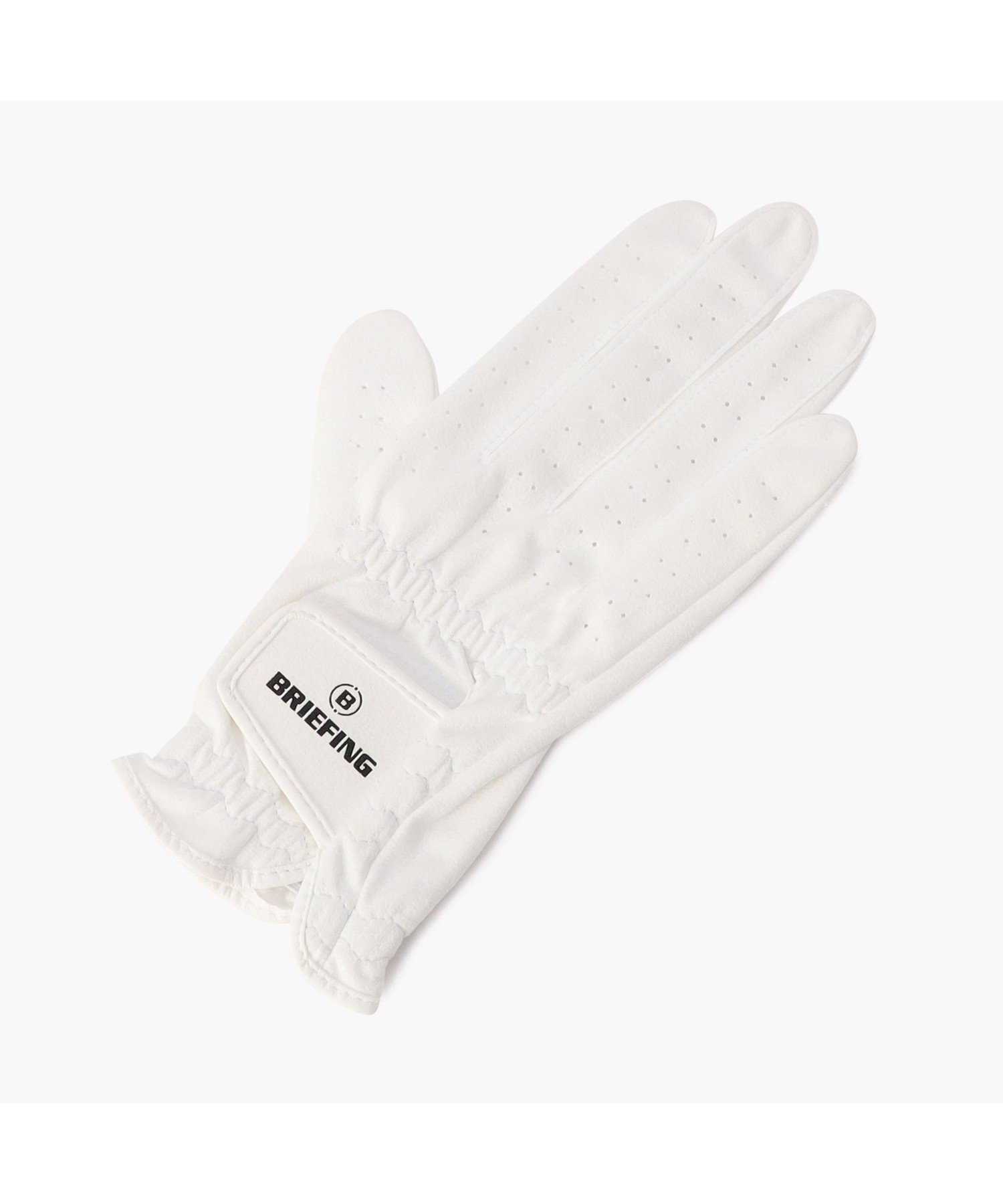 BRIEFING GOLF MENS ANTIVIRUS TOUGH FIT GLOVE-R ブリーフィング スポーツ・アウトドア用品 ゴルフグッズ ホワイト ブラック