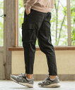 CAMBIO mp11504- Back Fleece Tapered Cargo Pants J[Spc JrI pc ̑̃pc ubN J[L x[W O[yz