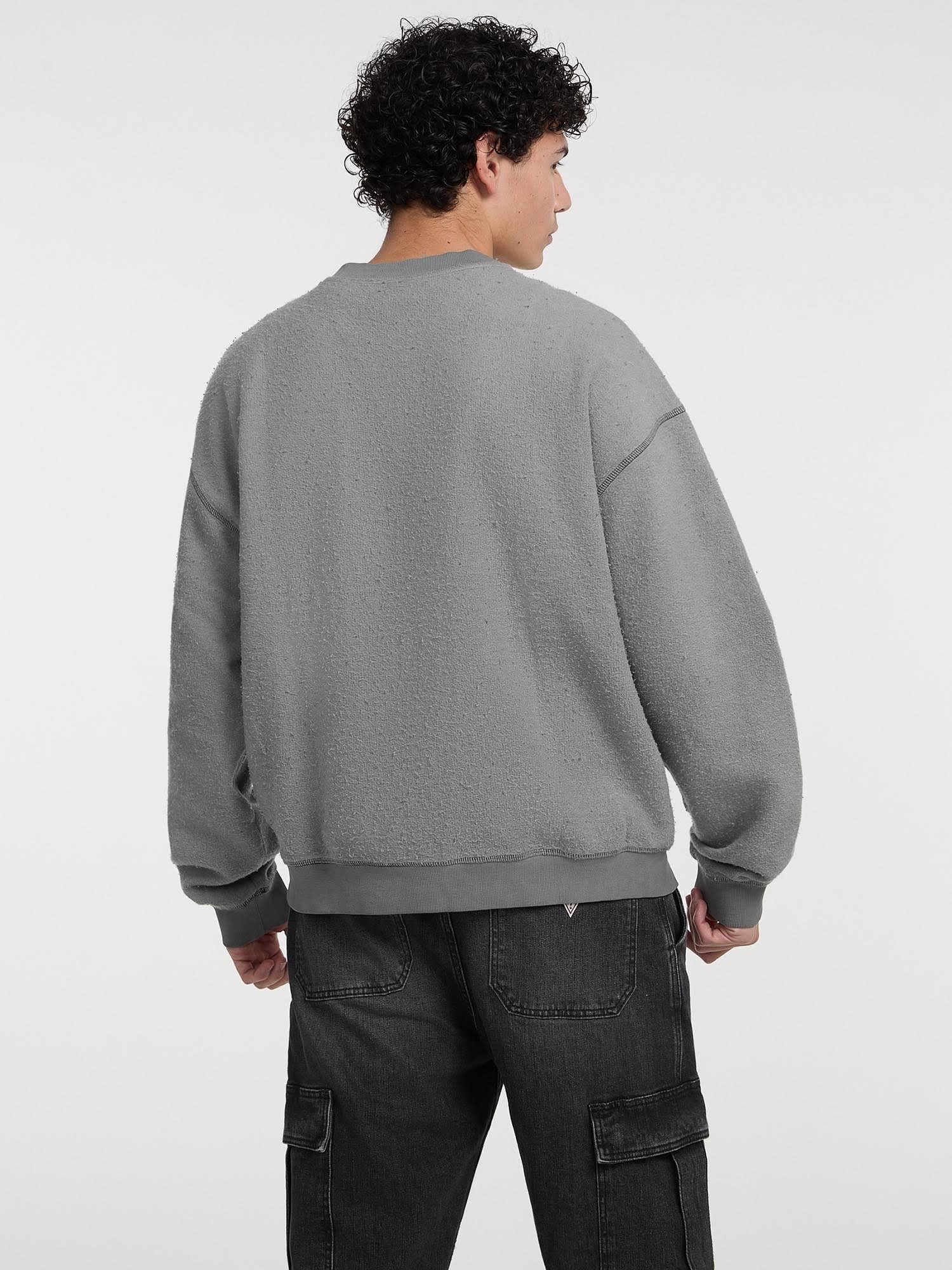 【SALE／30%OFF】GUESS Originals GUESS Originals スウェット(M)Fleece Crewneck ゲス トップス スウェット・トレーナー ブラウン グレー【送料無料】