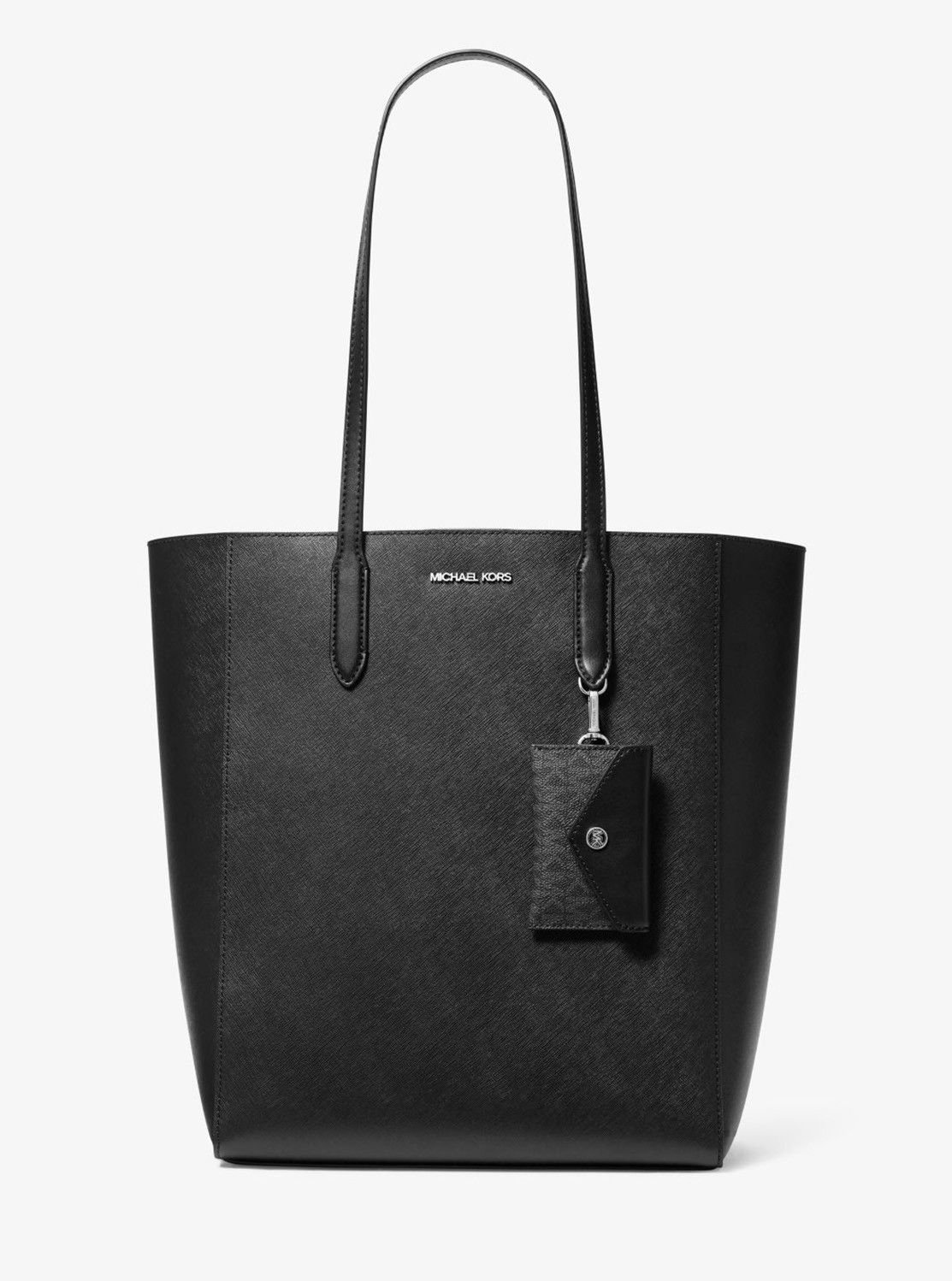 【SALE／85%OFF】MICHAEL KORS VINCENT サフィアーノレザー トート ウィズ カードケース アタッチ ラージ マイケルコース マイケル・コース バッグ トートバッグ ブラック【送料無料】のサムネイル